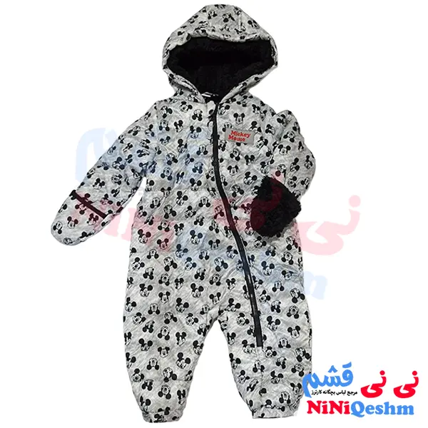 کاپشن سرهمی نوزادی دیزنی بیبی طرح میکی موس کد 960