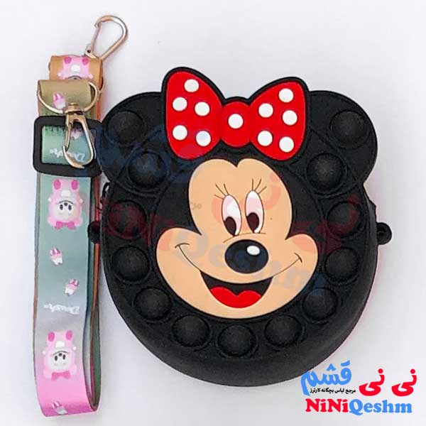کیف سیلیکونی فانتزی بچگانه طرح میکی کد 006