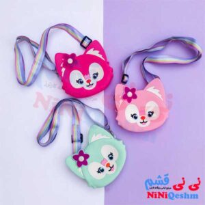 کیف فانتزی سیلیکونی طرح روباه دخترانه کد 019